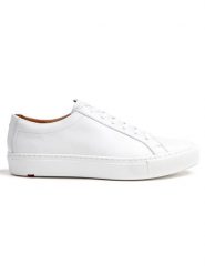 LLOYD Skórzane sneakersy "Abel" w kolorze białym rozmiar: 46,5. Białe buty sportowe casual Lloyd, bez wzorów, ze skóry, bez zapięcia. Za 297.26 zł.