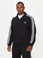 Adidas Bluza adicolor Funnel IZ4803 Czarny Regular Fit. Czarne bluzy Adidas, m, bez wzorów, z bawełny, bez kaptura. Za 219.99 zł.