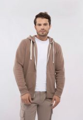 Bluza bawełniana z kapturem B-STAR. Białe bluzy z kapturem Volcano, m, bez wzorów, z bawełny, z kapturem. Za 169.99 zł.