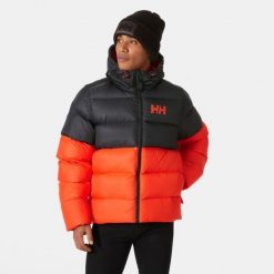 Kurtka z kapturem Helly Hansen Active. Czerwone kurtki Helly Hansen, na zimę, m, bez wzorów, z puchu, z kapturem. W wyprzedaży za 725.25 zł.