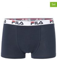 Fila Bokserki (2 pary) w kolorze granatowym rozmiar: M. Niebieskie bokserki Fila, m, bez wzorów. Za 43.99 zł.
