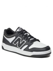 New Balance Sneakersy BB480LBA Czarny. Czarne buty sportowe casual New Balance, bez wzorów, ze skóry, bez zapięcia. Za 279.99 zł.