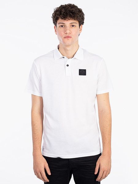 North Sails Koszulka polo w kolorze białym rozmiar: XXL. Białe koszulki polo North Sails, xxl, z aplikacjami, bez kołnierzyka, bez ramiączek. Za 145.60 zł.
