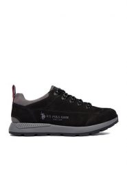 U.S. Polo Assn. Sneakersy EO-VENTUR002M/EL1 Czarny. Czarne buty sportowe casual U.S. Polo Assn., bez wzorów, ze skóry, bez zapięcia. Za 349.99 zł.