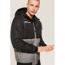 Dwukolorowa kurtka z kapturem - Czarny. Kurtki marki B'TWIN. W wyprzedaży za 169.99 zł.