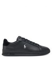 Polo Ralph Lauren Sneakersy Heritage Court II 809965072002 Czarny. Czarne buty sportowe casual Polo Ralph Lauren, bez wzorów, ze skóry, bez zapięcia. Za 539.99 zł.