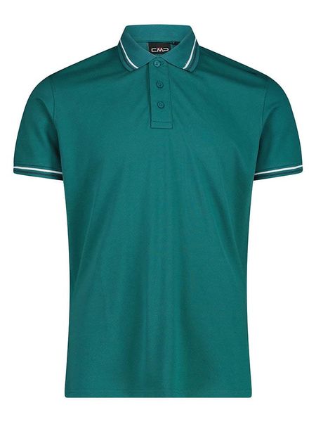 Cmp Koszulka polo w kolorze turkusowym rozmiar: 56. Niebieskie koszulki polo CMP, bez wzorów, bez kołnierzyka, bez ramiączek. Za 56.79 zł.