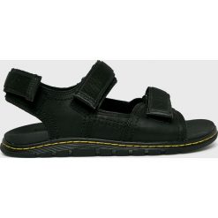 Dr Martens - Sandały. Czarne sandały Dr. Martens, z materiału. Za 449.90 zł.