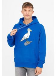 Derbe Bluza w kolorze niebieskim rozmiar: L. Niebieskie bluzy Derbe, l, bez wzorów, z bawełny, z kapturem. Za 265.45 zł.