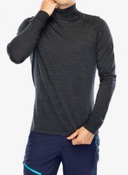 Bluza termoaktywna męska Houdini Activist Turtleneck. Szare bielizna termoaktywna Houdini, m, bez wzorów, z materiału, bez ramiączek, snowboardowy. Za 605.85 zł.