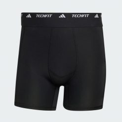 KRÓTKIE LEGGINSY HYBRID TECHFIT. Czarne legginsy długie sportowe Adidas, s, bez wzorów, z dzianiny, na fitness i siłownię, climacool (adidas). Za 219.00 zł.