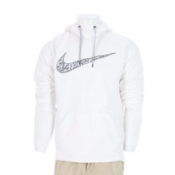 Second life - Nike bluza męska z kapturem - Stan bardzo dobry. Białe bluzy z kapturem Nike, l, bez wzorów, z materiału, z kapturem. Za 106.46 zł.