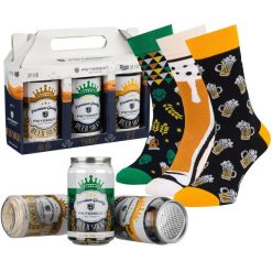 Zestaw skarpet męskich w różne wzory piwa w rozmiarze 38-45 Peterson PTN SML-S3W-BE-38-44. Skarpety Peterson, bez wzorów. Za 79.99 zł.