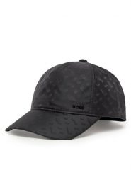 BOSS Czapka z daszkiem 50539420 Czarny. Czarne czapki z daszkiem Boss, bez wzorów, z materiału. Za 249.99 zł.