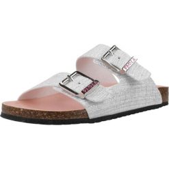 Sandały PABLOSKY 883203P Srebrny. Szare sandały PABLOSKY, z tkaniny, bez zapięcia. Za 237.99 zł.