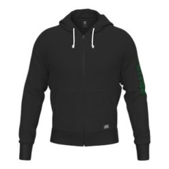 Bluza z kapturem i zamkiem błyskawicznym Errea Essential. Czarne bluzy z kapturem ERREA, m, bez wzorów, z bawełny, z kapturem. Za 155.60 zł.
