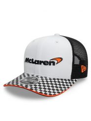 New Era Czapka z daszkiem Checkered Mclaren F1 60595710 Biały. Białe czapki z daszkiem New Era, bez wzorów, z materiału. Za 139.99 zł.