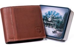 Portfel skórzany Peterson PTN N008-PCA brązowy. Brązowe portfele Peterson, bez wzorów, ze skóry. Za 101.99 zł.