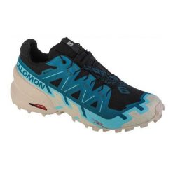 Buty Męskie Bieganie Speedcross 6 GTX. Niebieskie buty turystyczne Salomon, bez wzorów, bez zapięcia, do biegania. Za 886.99 zł.