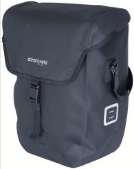Torba rowerowa na bagażnik „Commuter Side WP”. Czarne torby na laptopa ATRAN VELO. Za 714.75 zł.