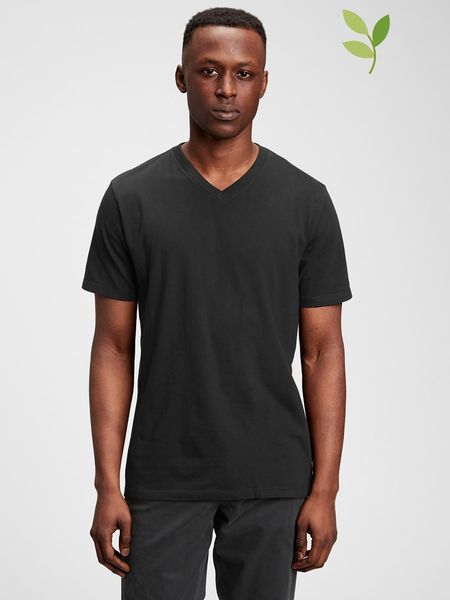 GAP Koszulka w kolorze czarnym rozmiar: XS. Czarne bezrękawniki GAP, xs, bez wzorów, z bawełny, bez kołnierzyka, bez ramiączek. Za 30.56 zł.