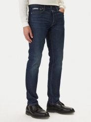 Calvin Klein Jeans Jeansy LV04RD740G Granatowy Slim Fit. Niebieskie jeansy Calvin Klein Jeans, m. Za 409.99 zł.