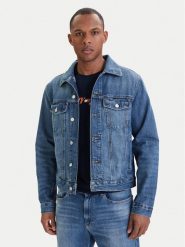 Tommy Jeans Kurtka jeansowa Ryan DM0DM23003 Niebieski Regular Fit. Niebieskie kurtki Tommy Jeans, m, bez wzorów, z bawełny, bez kaptura. Za 449.99 zł.