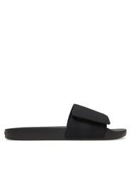 Calvin Klein Klapki Adj Pool Slide Canvas Logo HM0HM01749 Czarny. Czarne klapki CALVIN KLEIN, z materiału. Za 159.99 zł.