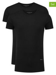 McGregor Koszulki (2 szt.) w kolorze czarnym rozmiar: L. Czarne bezrękawniki McGregor, l, bez wzorów, bez kołnierzyka, bez ramiączek. Za 88.95 zł.