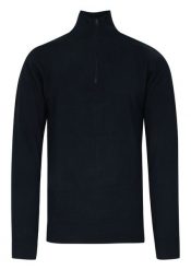 Sweter Granatowy, Góra Zapinana na Zamek, z Wysoką Stójką, Męski -BRAVE SOUL. Niebieskie swetry rozpinane Brave Soul, m, bez wzorów, z bawełny, bez kołnierzyka, bez ramiączek. Za 89.00 zł.
