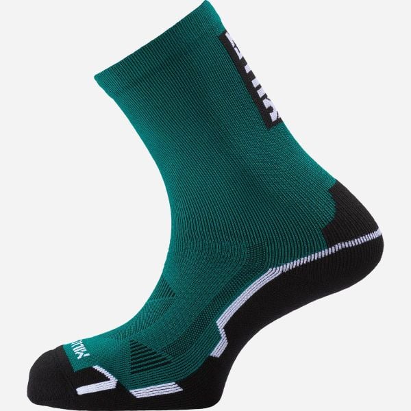 Skarpety do biegania w terenie Millet Intense Mid Socks Czarny. Zielone skarpety Millet, bez wzorów, z tkaniny. Za 100.00 zł.