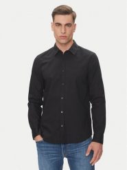 Mustang Koszula Canton 1016238 Czarny Slim Fit. Czarne koszule Mustang, m, bez wzorów, z bawełny, bez kołnierzyka, bez ramiączek. Za 169.99 zł.