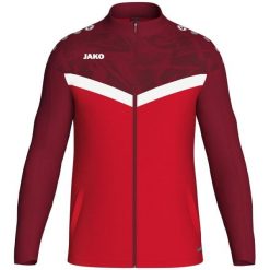 Poliestrowa bluza dresowa Jako Iconic. Czerwone bluzy z kapturem JAKO, xl, bez wzorów, z dresówki, z kapturem. Za 159.75 zł.