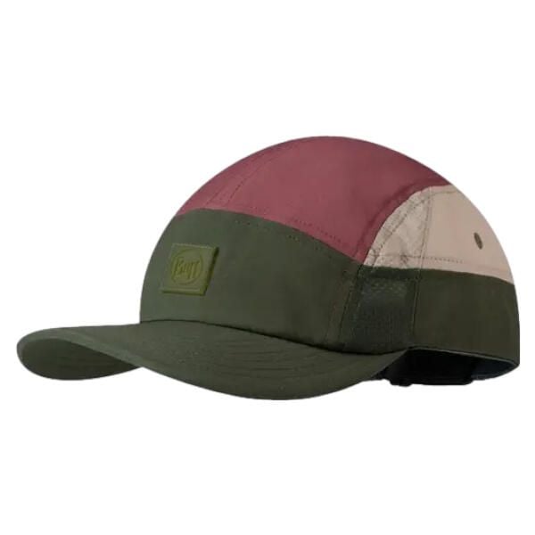 Czapka z daszkiem BUFF 5 PANEL GO CAP DOMUS APRICOT. Zielone czapki z daszkiem Buff, na wiosnę, bez wzorów. W wyprzedaży za 134.90 zł.