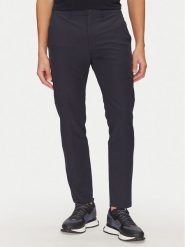 BOSS Spodnie materiałowe T_Commuter 50534303 Granatowy Slim Fit. Niebieskie spodnie materiałowe Boss, m, bez wzorów, z materiału. Za 379.99 zł.
