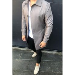 Kurtka męska LENARD GREY. Szare kurtki Kurtka męska LENARD GREY, na jesień, l, bez wzorów, bez kaptura. W wyprzedaży za 179.00 zł.
