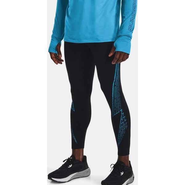 Spodenki sportowe męskie Under Armour Fly Fast 3.0 Cold. Czarne krótkie spodenki sportowe Under Armour, m, bez wzorów, z dresówki. Za 169.99 zł.