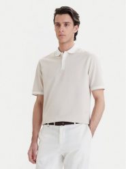 Bugatti Polo 8150-75112C Écru Regular Fit. Koszulki polo Bugatti, m, bez wzorów, z bawełny, bez kołnierzyka, bez ramiączek. Za 359.99 zł.