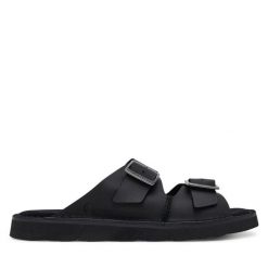 Klapki Clarks. Czarne klapki Clarks. Za 399.99 zł.