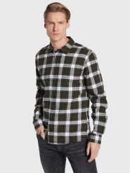 Blend Koszula 20714601 Zielony Regular Fit. Zielone koszule Blend, l, bez wzorów, z bawełny, bez kołnierzyka, bez ramiączek. Za 139.99 zł.
