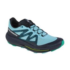 Męskie Buty Trailowe Pulsar. Niebieskie buty turystyczne Salomon, bez wzorów, z gumy, bez zapięcia, trekkingowe. Za 716.99 zł.
