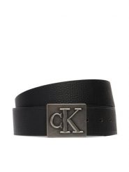 Calvin Klein Pasek Męski LV04D7111G Czarny. Czarne paski CALVIN KLEIN, bez wzorów, ze skóry. Za 289.99 zł.