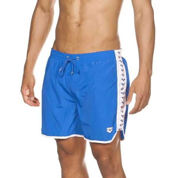 Szorty męskie spodenki kąpielowe sportowe na basen Arena Stripe Boxer. Niebieskie kąpielówki Arena, m, bez wzorów, sportowe. Za 130.99 zł.