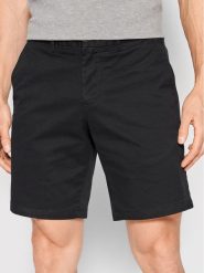 Tommy Hilfiger Szorty materiałowe Brooklyn MW0MW23563 Czarny Regular Fit. Czarne szorty Tommy Hilfiger, m, bez wzorów, z bawełny. Za 219.99 zł.