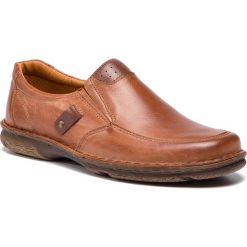 Półbuty WALDI - 0947 Brąz Bufallo. Brązowe eleganckie półbuty Waldi, bez wzorów, z materiału, bez obcasa, bez zapięcia. Za 209.00 zł.