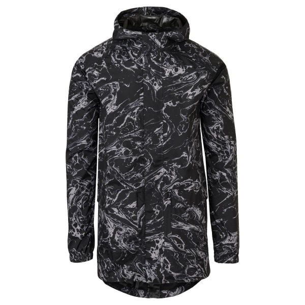 Kurtka przeciwdeszczowa rowerowa unisex Motion szara wodoodporna. Szare kurtki AGU, m, bez wzorów, z materiału, z kapturem. Za 441.70 zł.