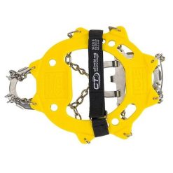 Raki turystyczne do wspinaczki Climbing TechnologyPlus Ice Traction Crampons. Żółte buty trekkingowe CLIMBING TECHNOLOGY, bez wzorów, bez zapięcia. Za 149.50 zł.