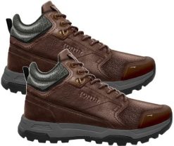 Buty turystyczne męskie Joma TK.AJOFRIN MEN trekkingowe wysokie. Brązowe buty turystyczne Joma, bez wzorów, z gumy, bez zapięcia. Za 199.99 zł.
