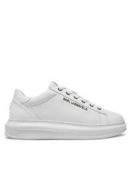 KARL LAGERFELD Sneakersy KL52575N Biały. Białe buty sportowe casual KARL LAGERFELD, bez wzorów, ze skóry, bez zapięcia. Za 599.99 zł.
