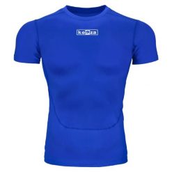 Koszulka termoaktywna Keeza Bristol z krótkim rękawem. Niebieskie bielizna termoaktywna KEEZA, xl, bez wzorów, bez ramiączek, do piłki nożnej. Za 39.00 zł.